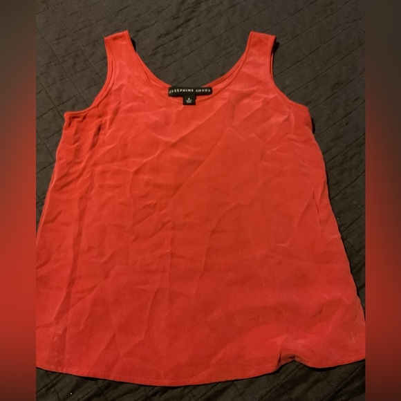 SILK Josephine Chaus 100% Silk Tank Size 4 - Picture 1 of 6
